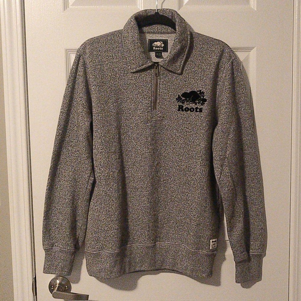 Men's Roots Zip Polo